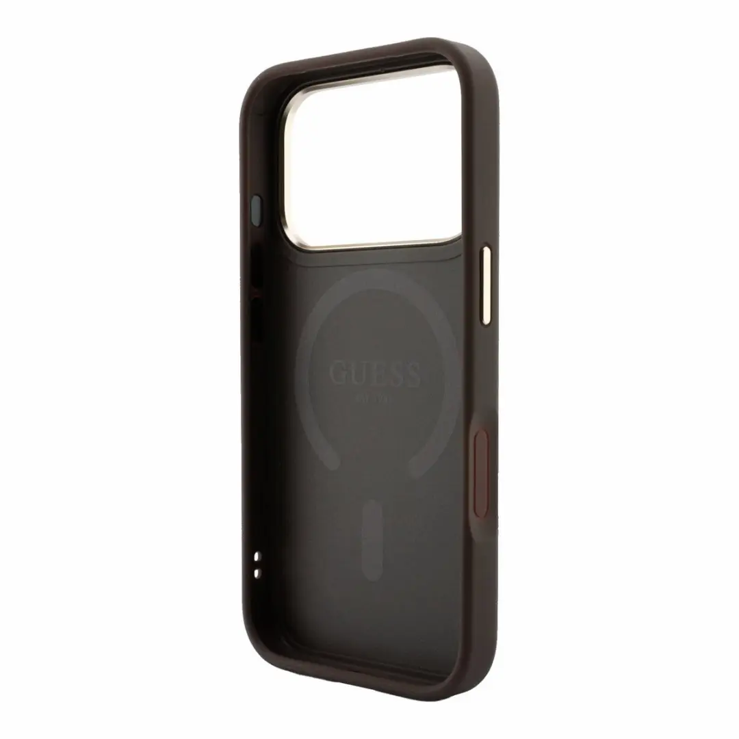 GUESS Hoesje iPhone 17/18 Pro Max - MagSafe - Bruin