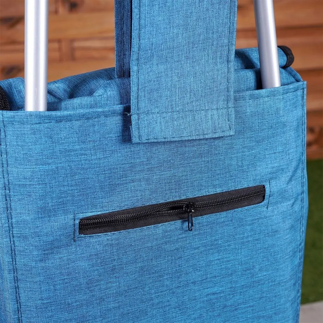 Orion Boodschappentrolley 40L - Blauwe Zak - afbeelding 4 van 6