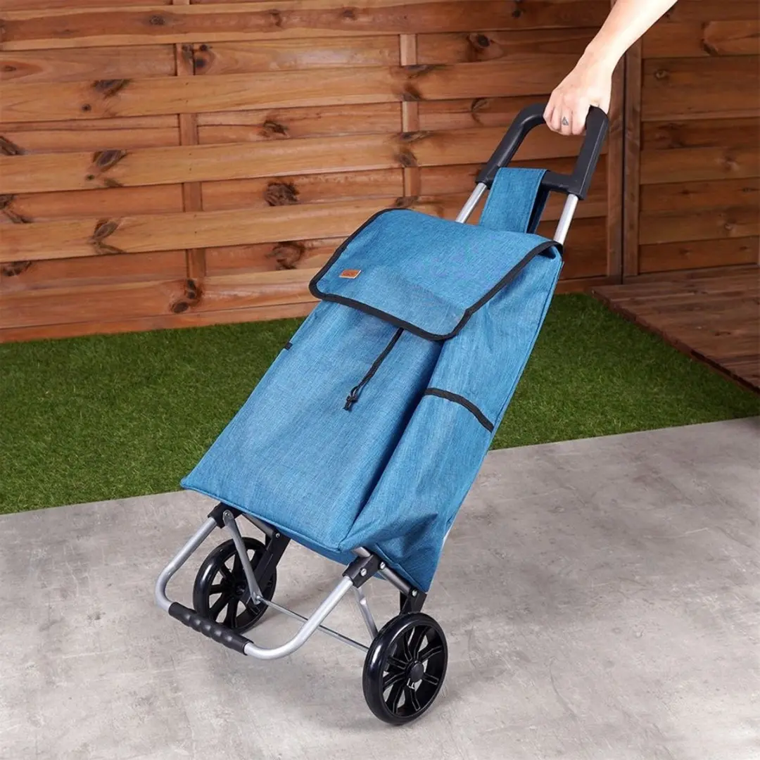 Orion Boodschappentrolley 40L - Blauwe Zak - afbeelding 2 van 6
