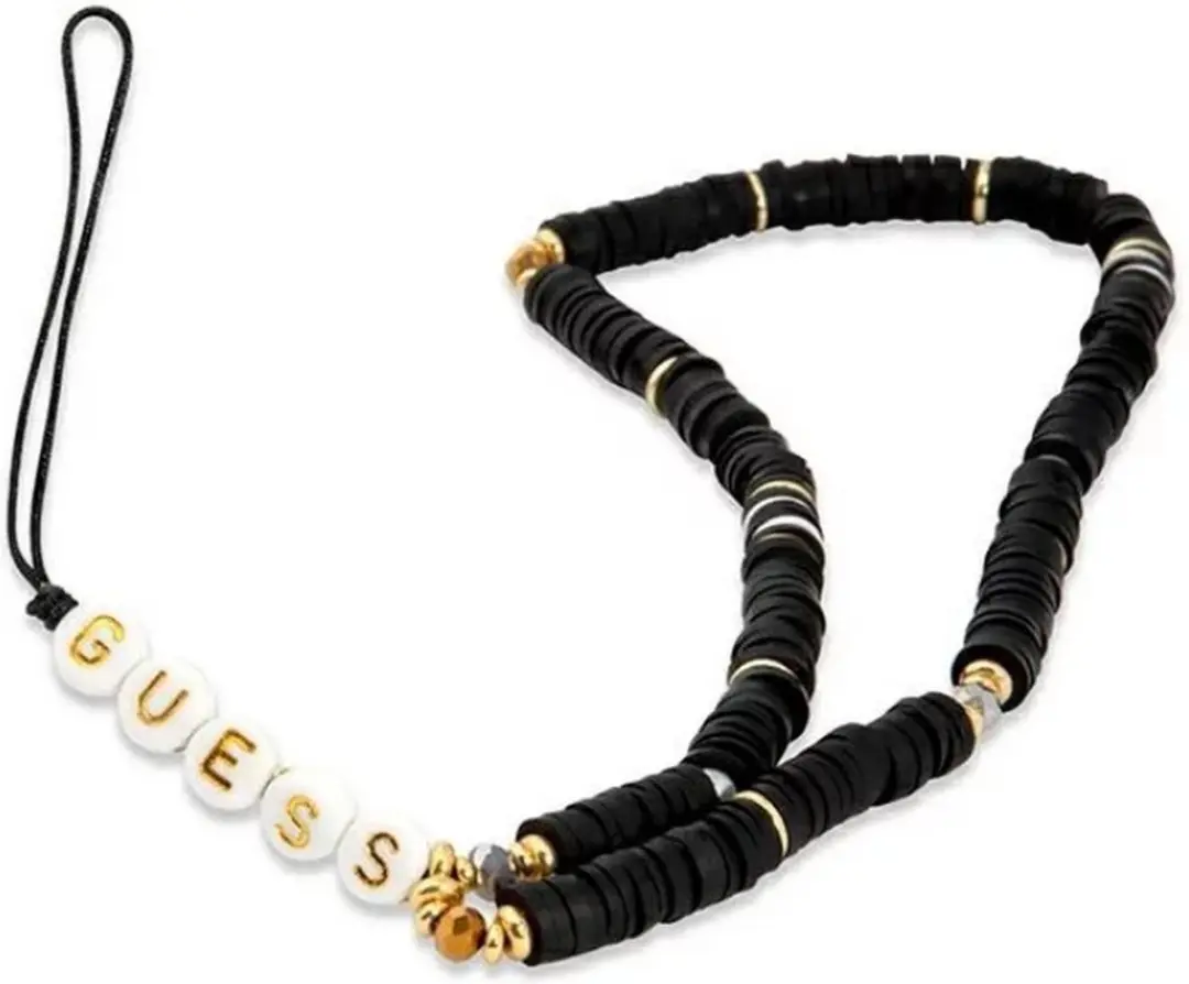 GUESS Heishi Beads Phone Strap - Zwart