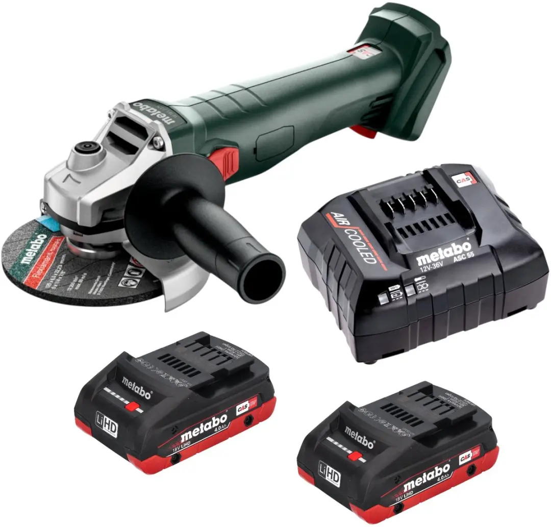 Metabo W 18 7-125 Accu-Haakse Slijper 18V