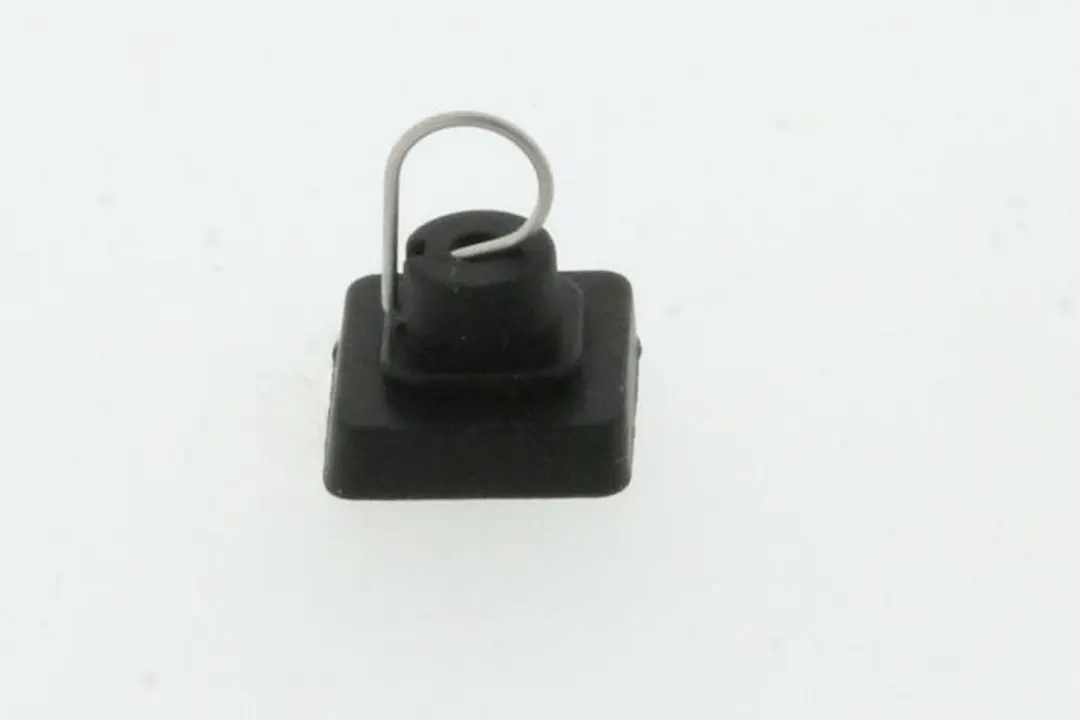 Smeg Voetje Pannendrager Rubber + Veertje 694010259 - Zwart