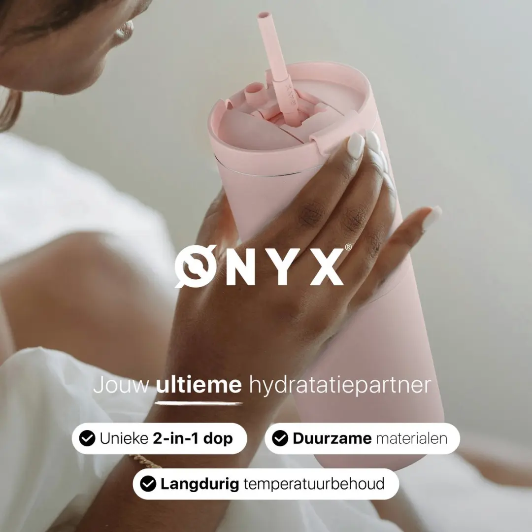 ONYX Rietjes 700ml - 4 Stuks Roze