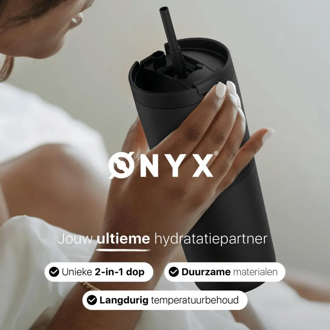 ONYX Rietjes 4 Stuks - 700ml Fles - Zwart