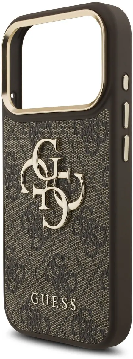 GUESS Hoesje iPhone 17/18 Pro - Kunstleer Bruin