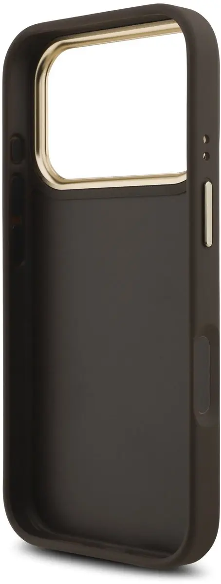 GUESS Hoesje iPhone 17/18 Pro - Kunstleer Bruin