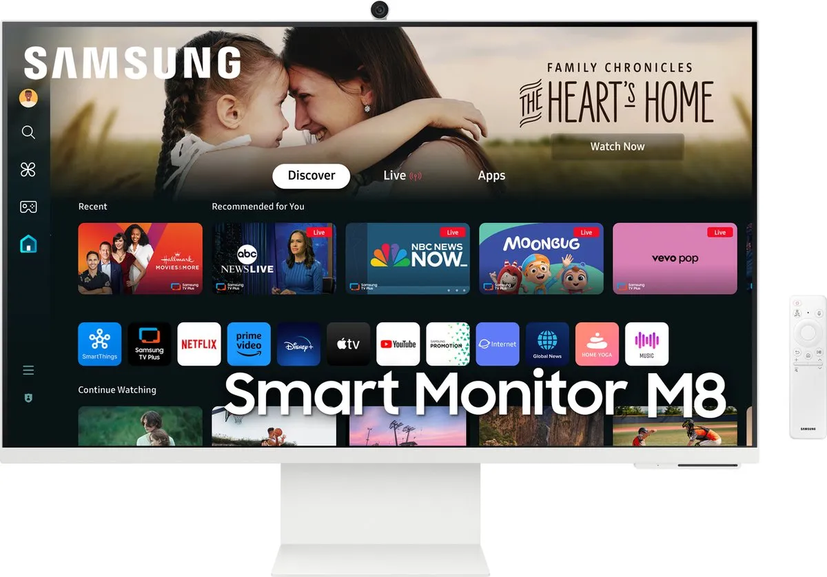 Samsung Smart M8 LS32DM801UUXEN 4K Monitor 32 Inch