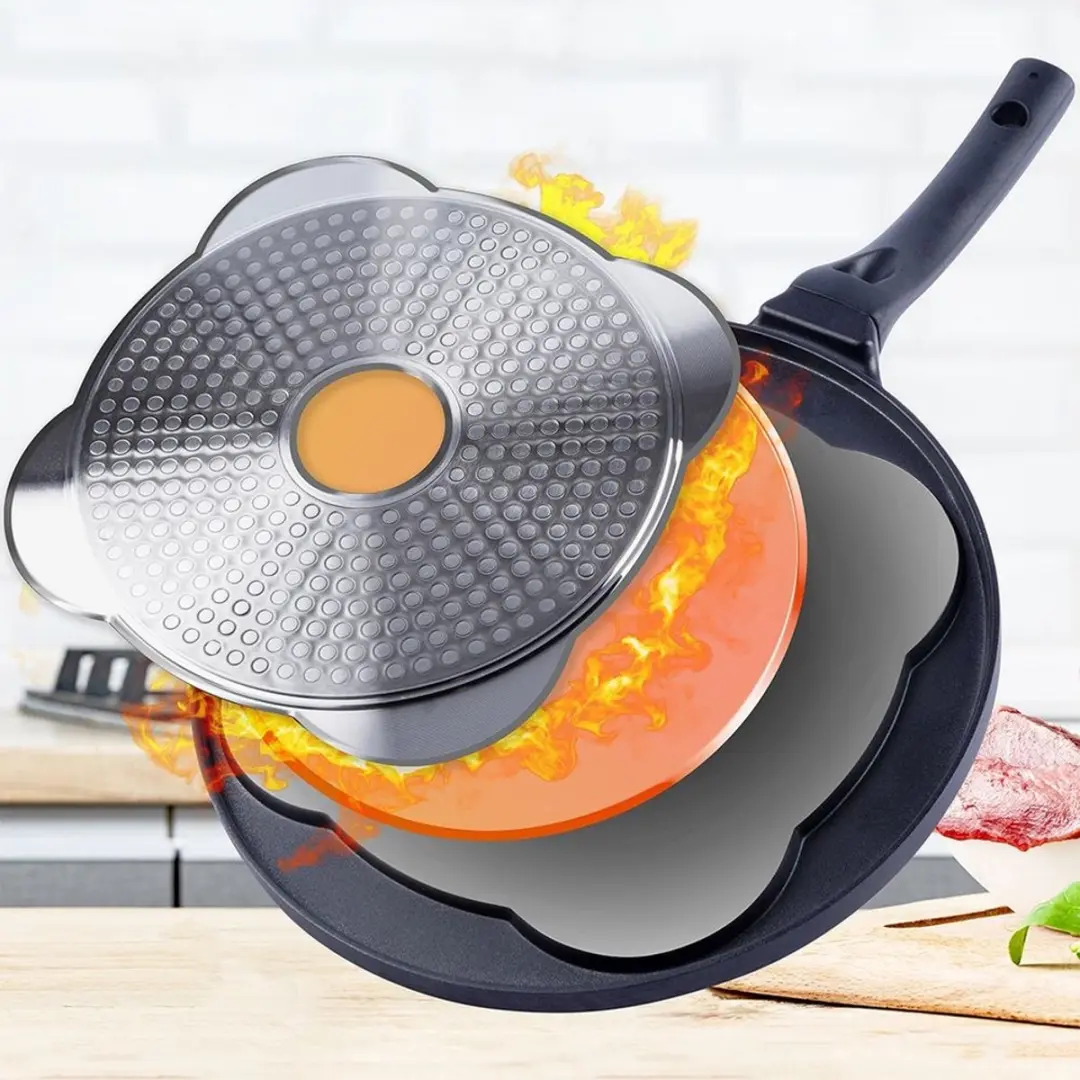Orion Grillpan 26,5 cm - Granit coating - Zwart