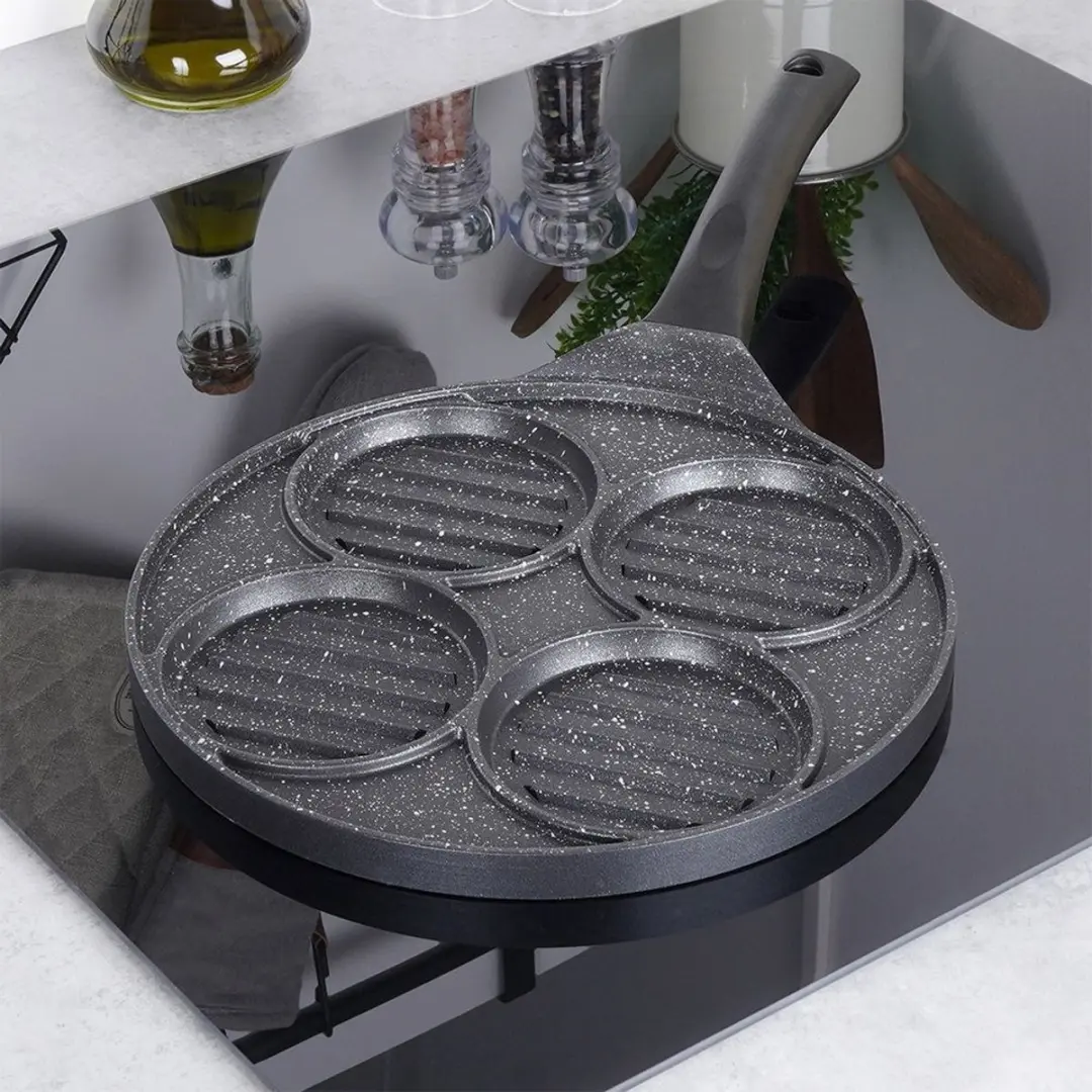 Orion Grillpan 26,5 cm - Granit coating - Zwart