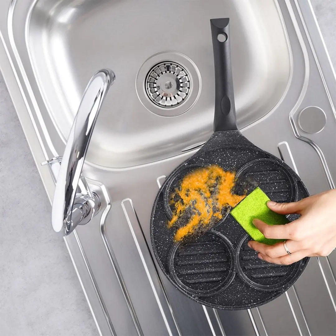 Orion Grillpan 26,5 cm - Granit coating - Zwart