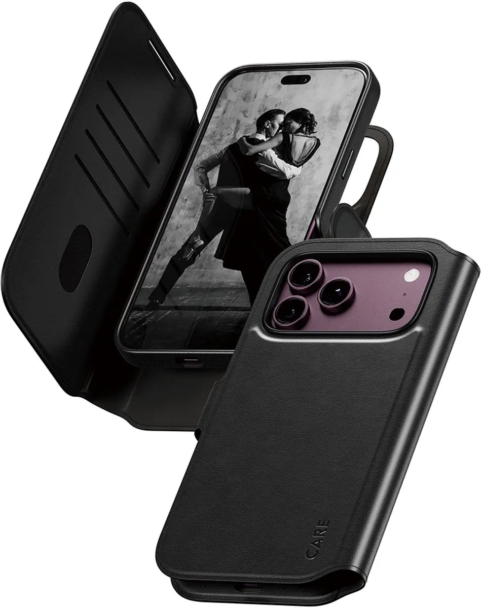 Apple CARE Tango 2in1 Black Wallet Case