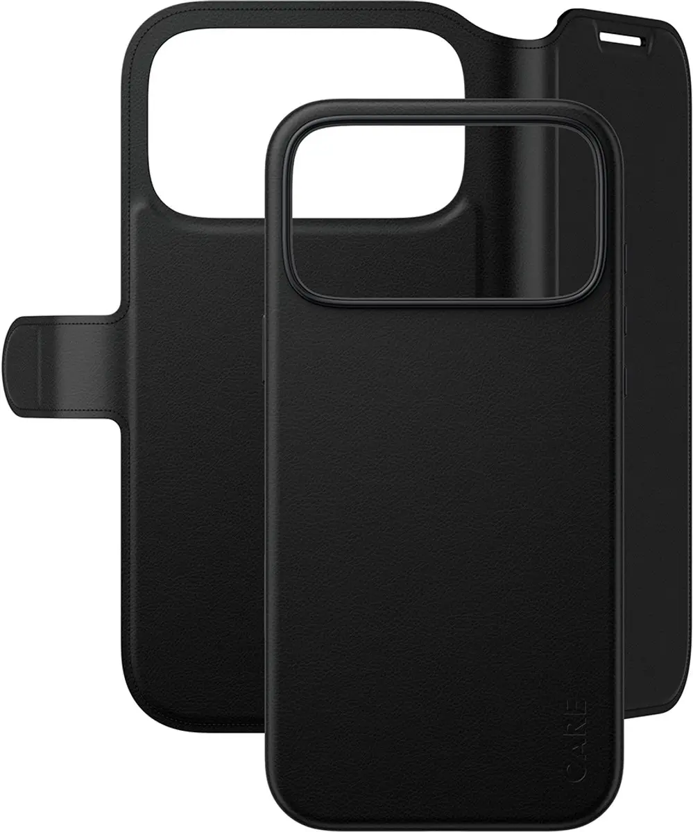 Apple CARE Tango 2in1 Black Wallet Case - iPhone 15 Pro Max - Transparant - afbeelding 6 van 6