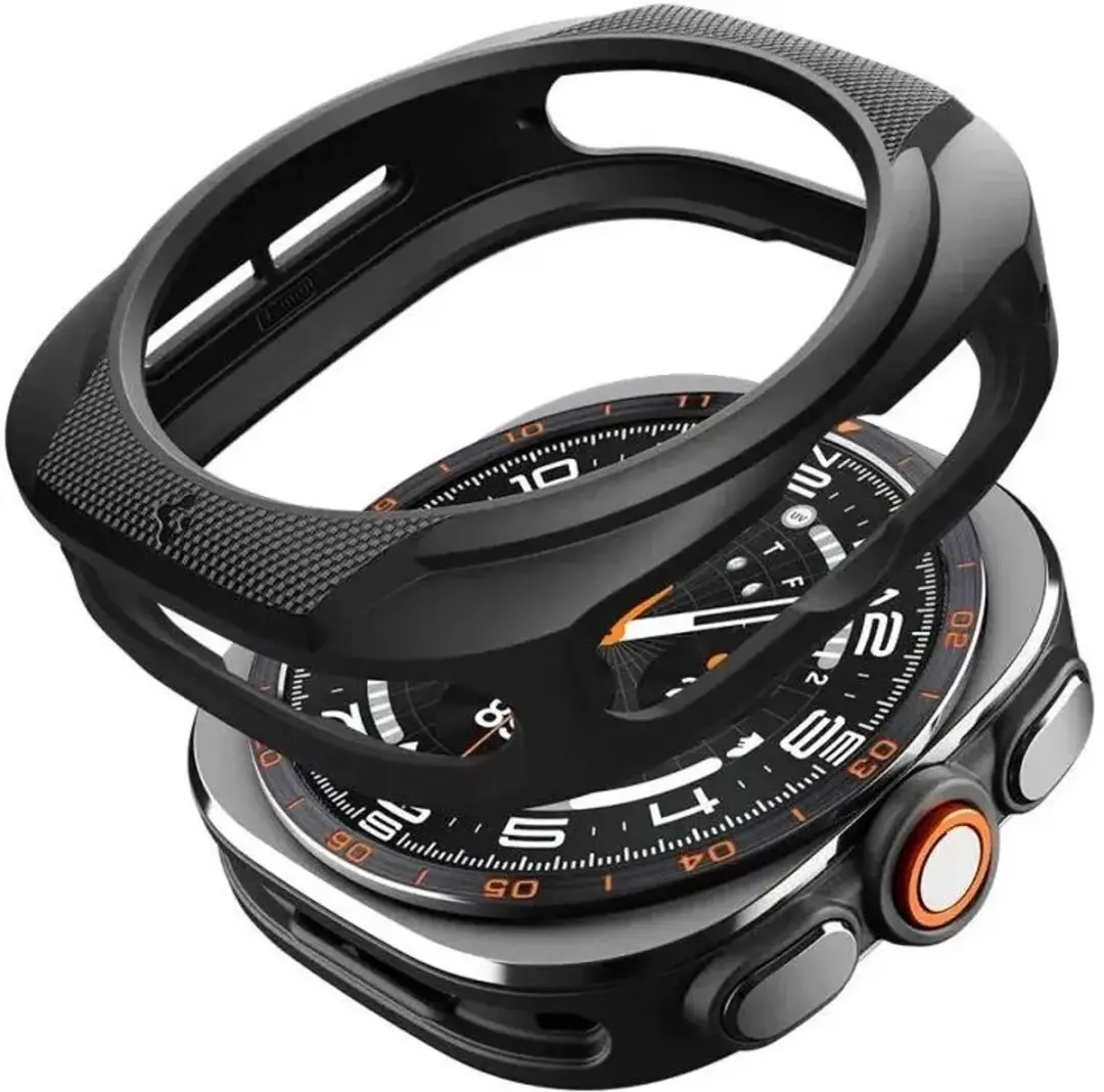 Spigen Liquid Air Hoesje Samsung Galaxy Watch Ultra 2 - Matte Zwart