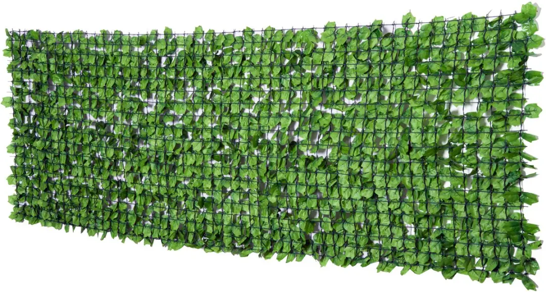 Outsunny Kunsthaag PE 300x100cm Lichtgroen - 2 Stuks