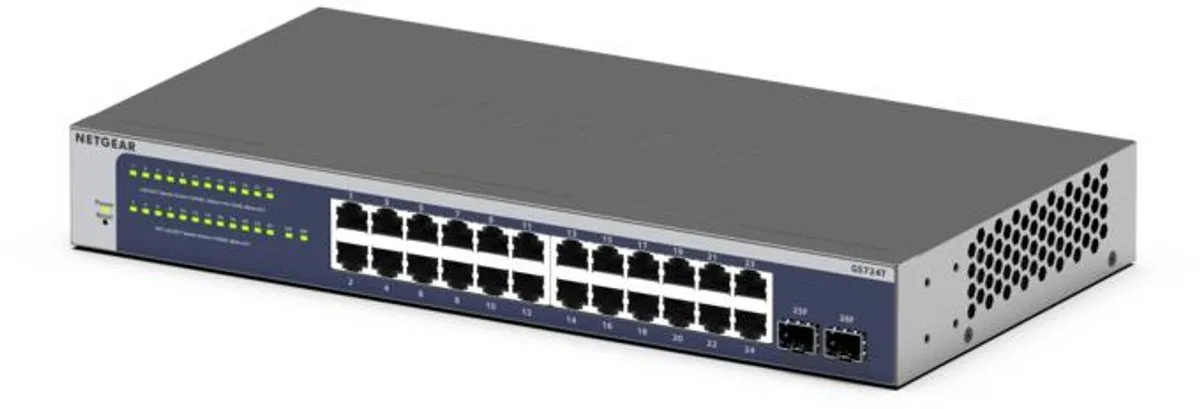 Netgear GS724T Smart Switch 24 Poorten - 56 Gbps