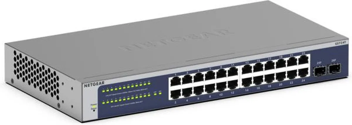 Netgear GS724T Smart Switch 24 Poorten - 56 Gbps