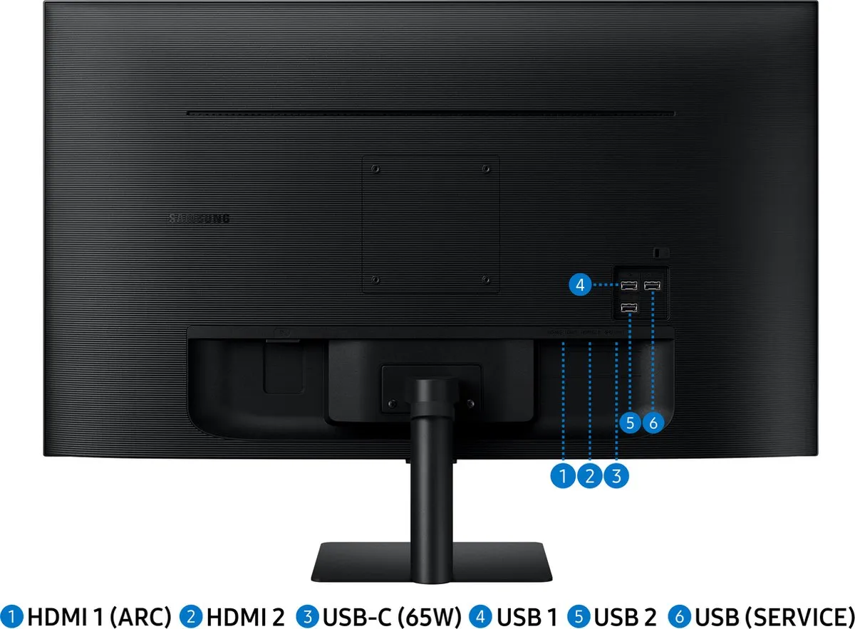Samsung Smart M7 LS32DM702UUXEN Monitor 4K - 32 inch