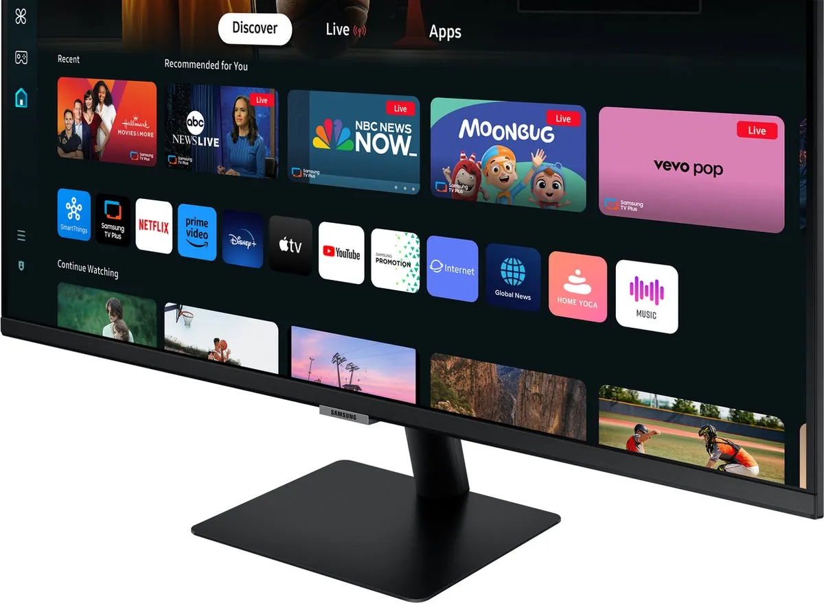 Samsung Smart M7 LS32DM702UUXEN Monitor 4K - 32 inch