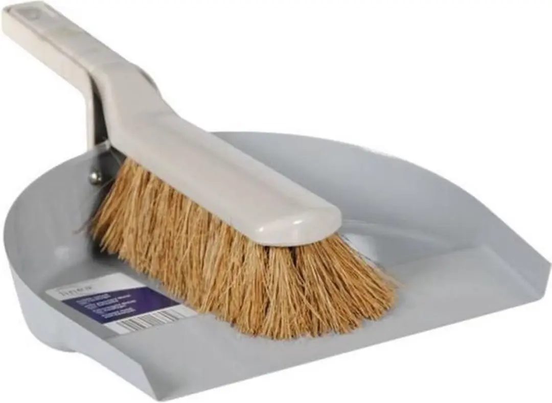 Linea Stofblik Metaal Kokos Wit 1380W90600 - Schoonmaakset - afbeelding 6 van 6
