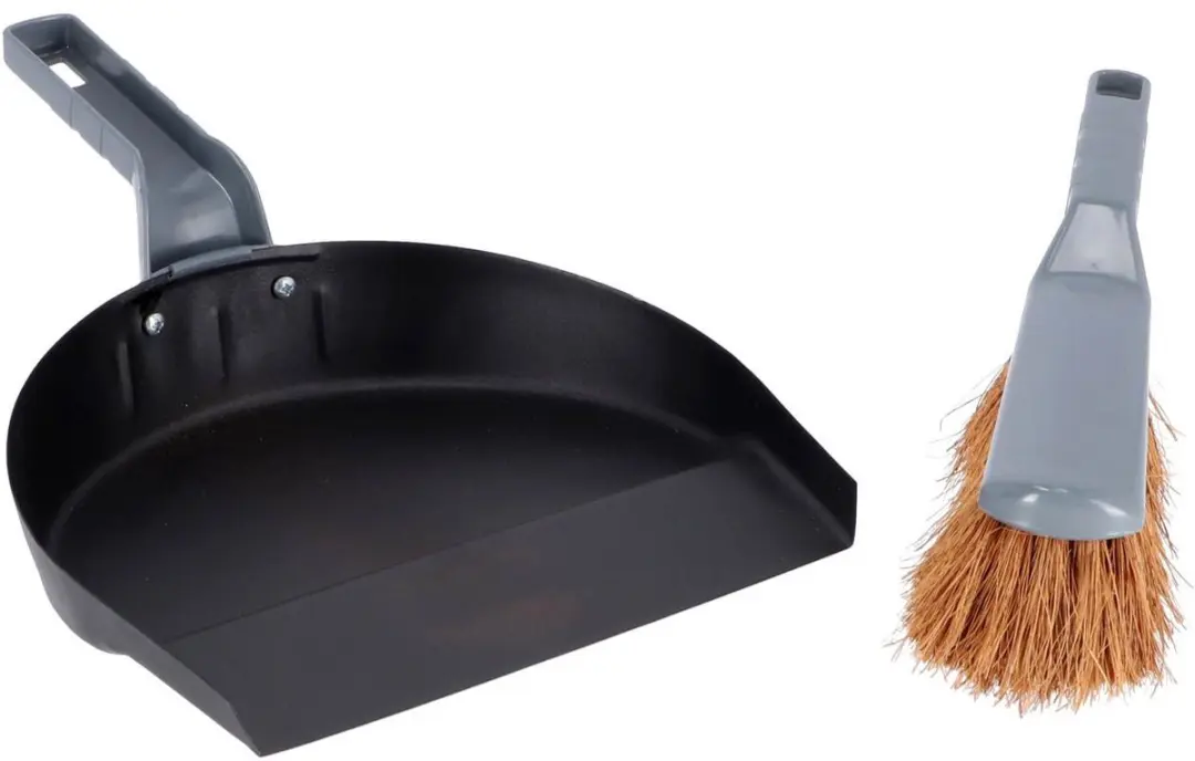Linea Stofblik Metaal Kokos Wit 1380W90600 - Schoonmaakset