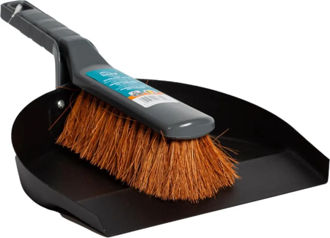 Linea Stofblik Metaal Kokos Wit 1380W90600 - Schoonmaakset