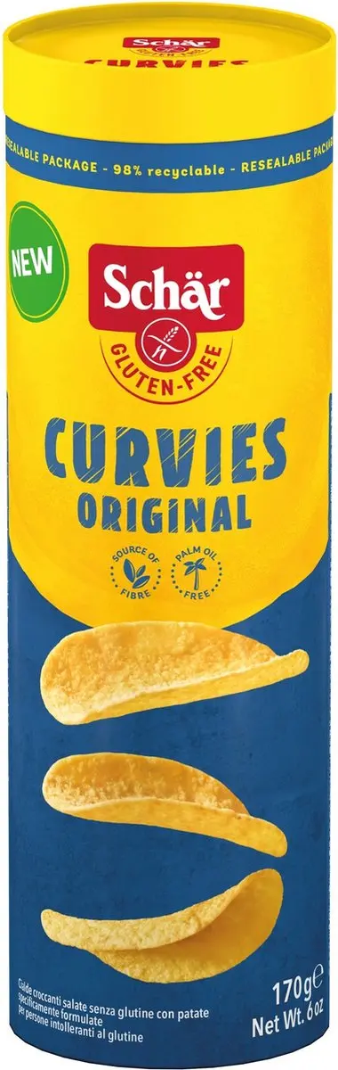 Schar Curvies Original Glutenvrij - 170g