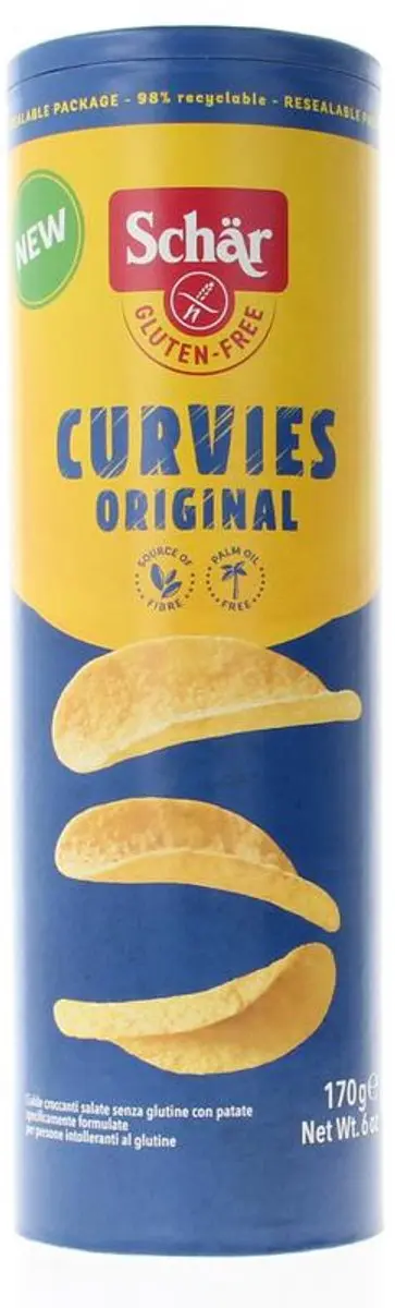 Schar Curvies Original Glutenvrij - 170g