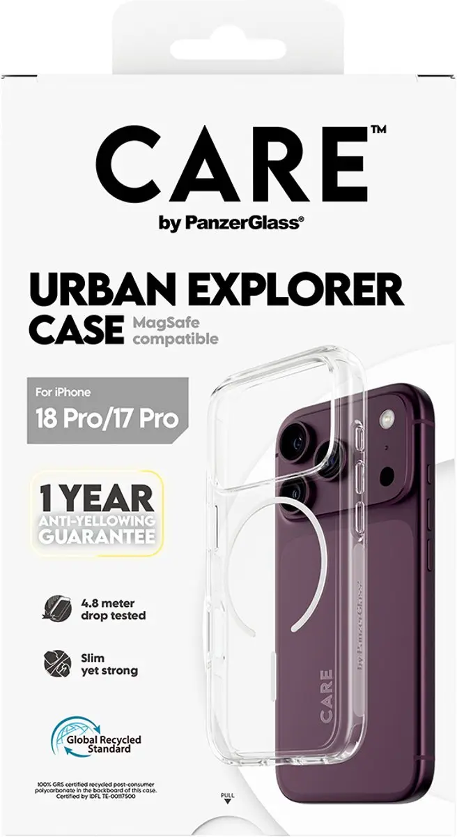Apple iPhone 15 Pro Max Transparante CARE Flagship Case - Magsafe