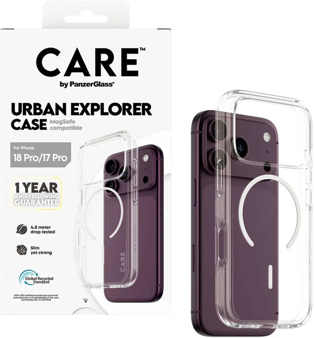 Apple iPhone 15 Pro Max Transparante CARE Flagship Case - Magsafe