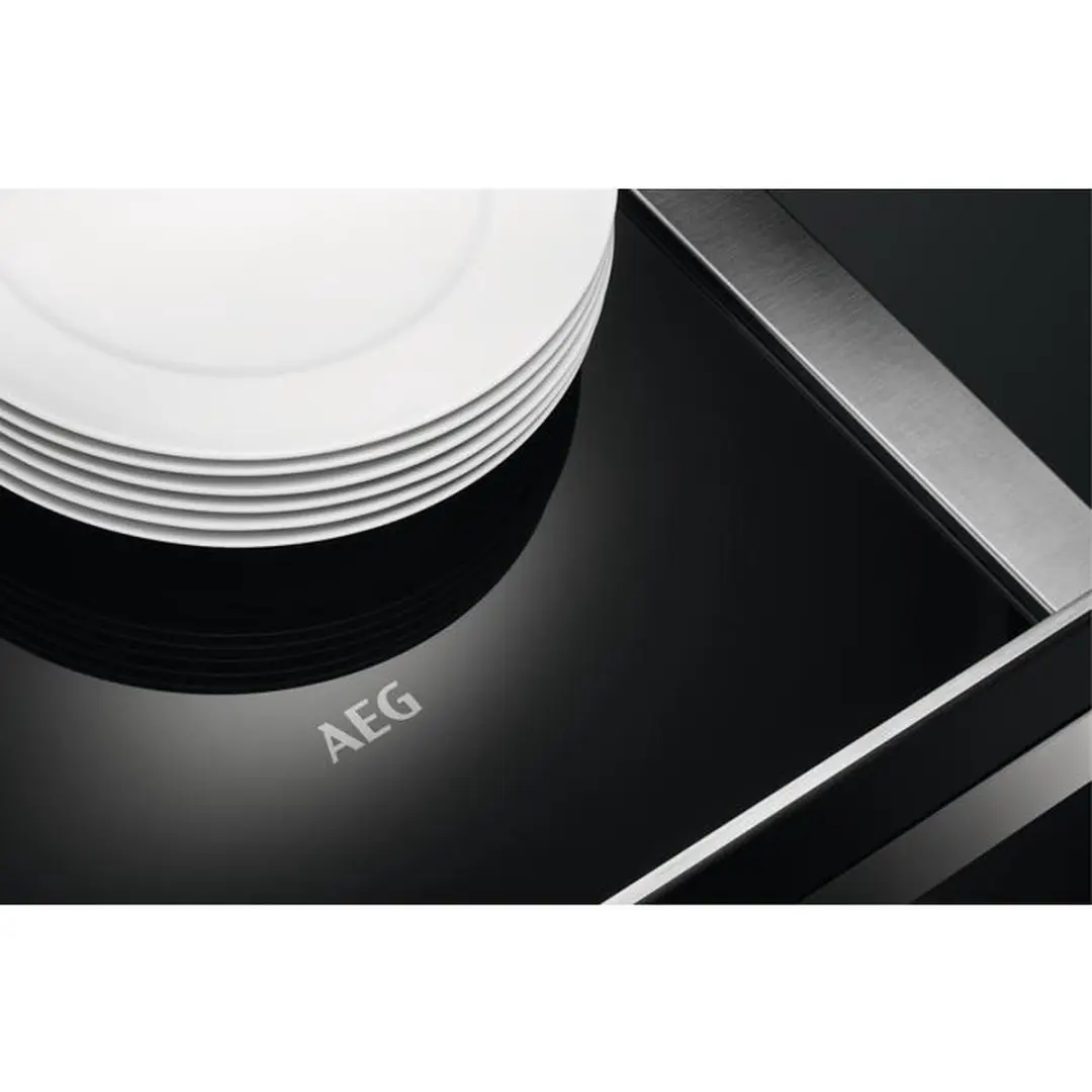 AEG KDE911424B Warmhoudlade - 800W - Zwart