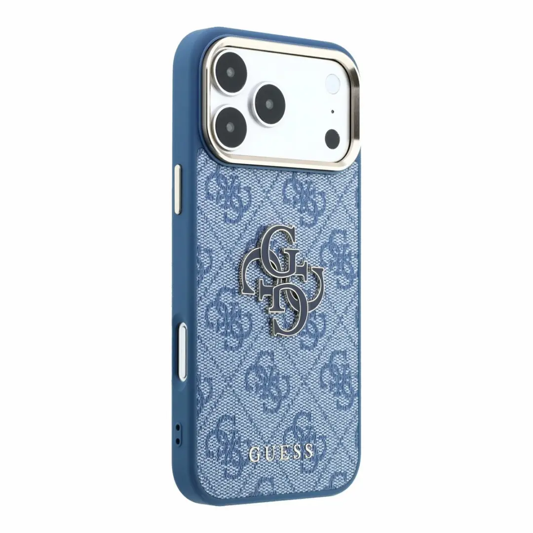 GUESS Telefoonhoesje 15246 - iPhone 17/18 Pro Max - Kunstleer Blauw