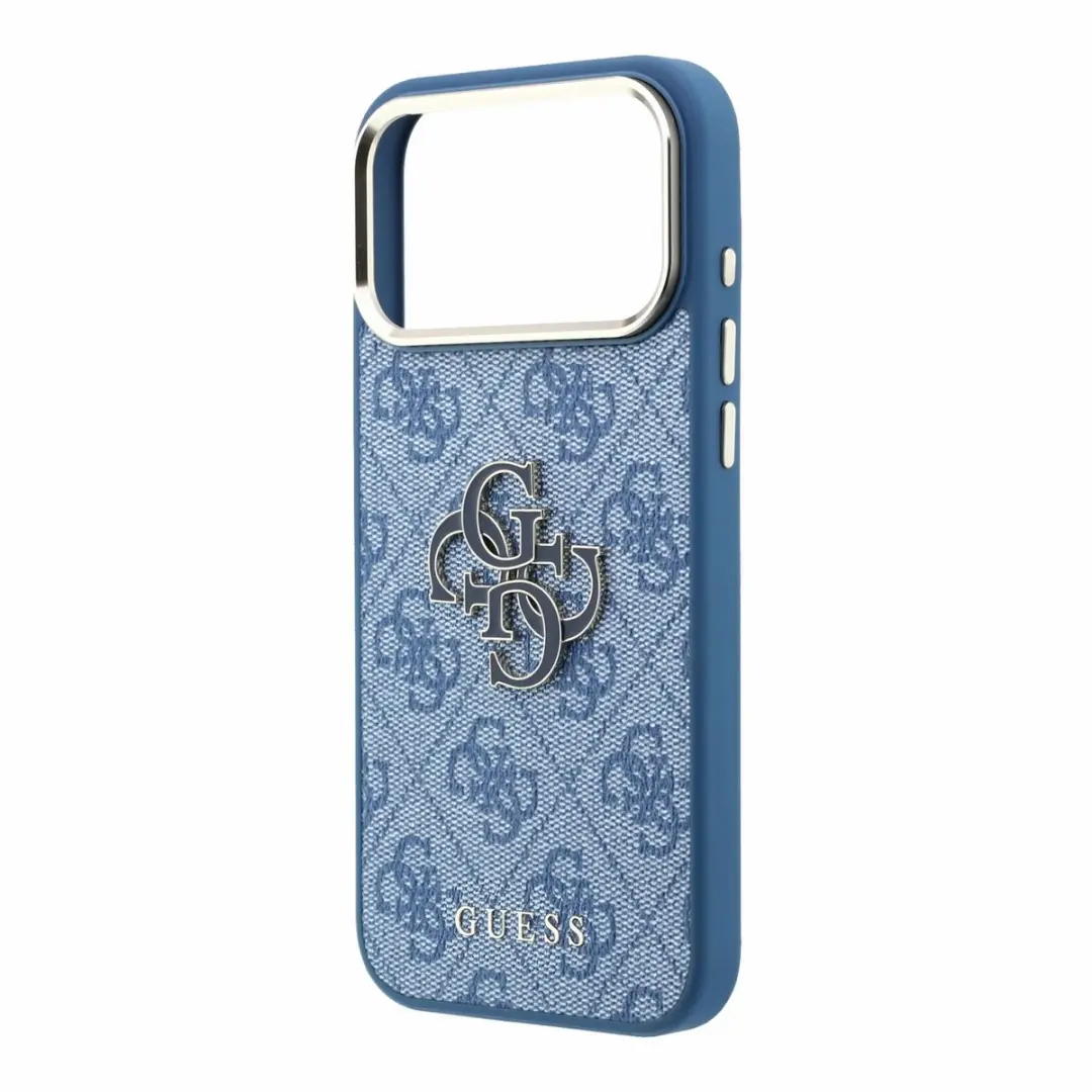 GUESS Telefoonhoesje 15246 - iPhone 17/18 Pro Max - Kunstleer Blauw