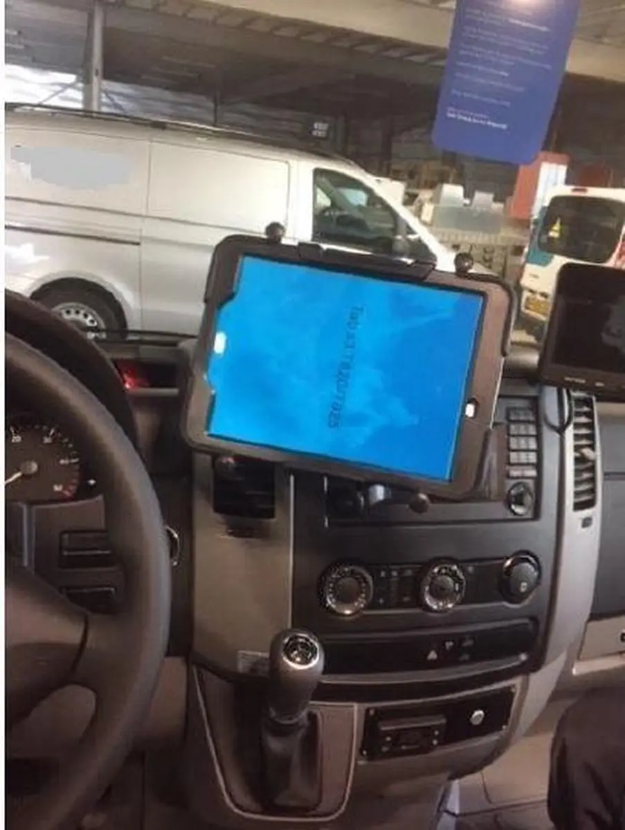 Brodit Tabletmount X-Grip 10" Proclip Sprinter-VW Crafter 07-16
