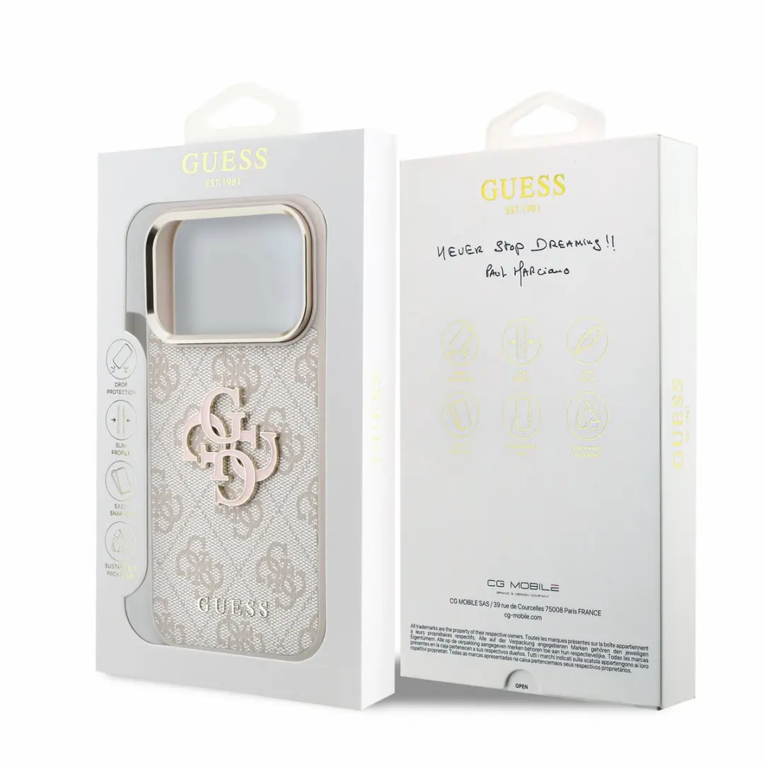 Guess Hoesje iPhone 17/18 Pro - Roze - 15229