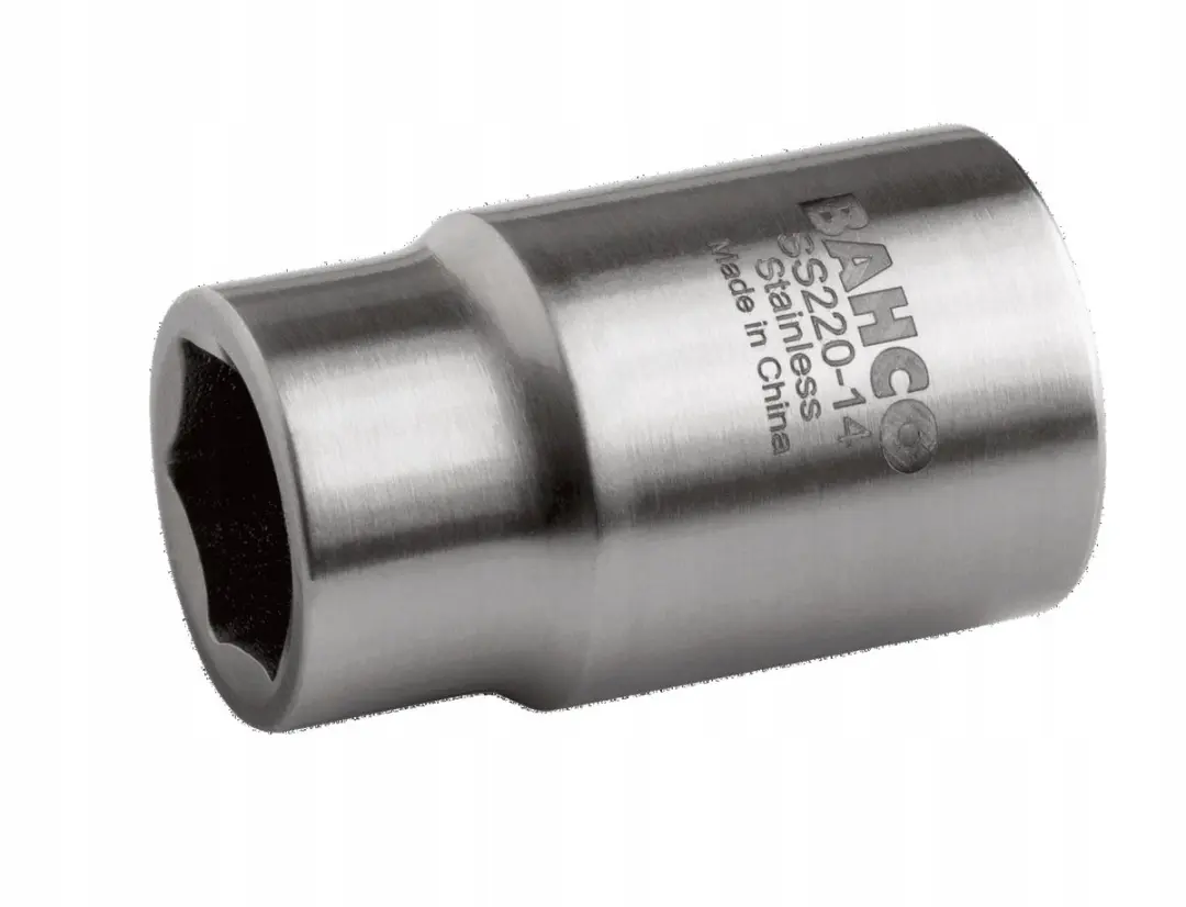 Bahco 1/2" Zeskantdop 17mm RVS