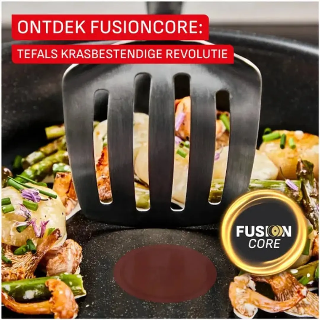 Tefal Excellence Keramische Hapjespan 24cm - Zwart