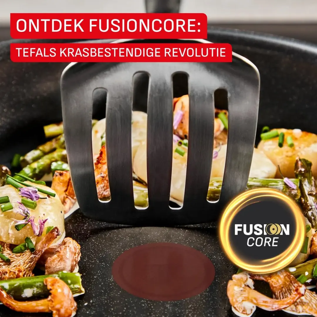 Tefal Excellence Keramische Hapjespan 24cm - Zwart