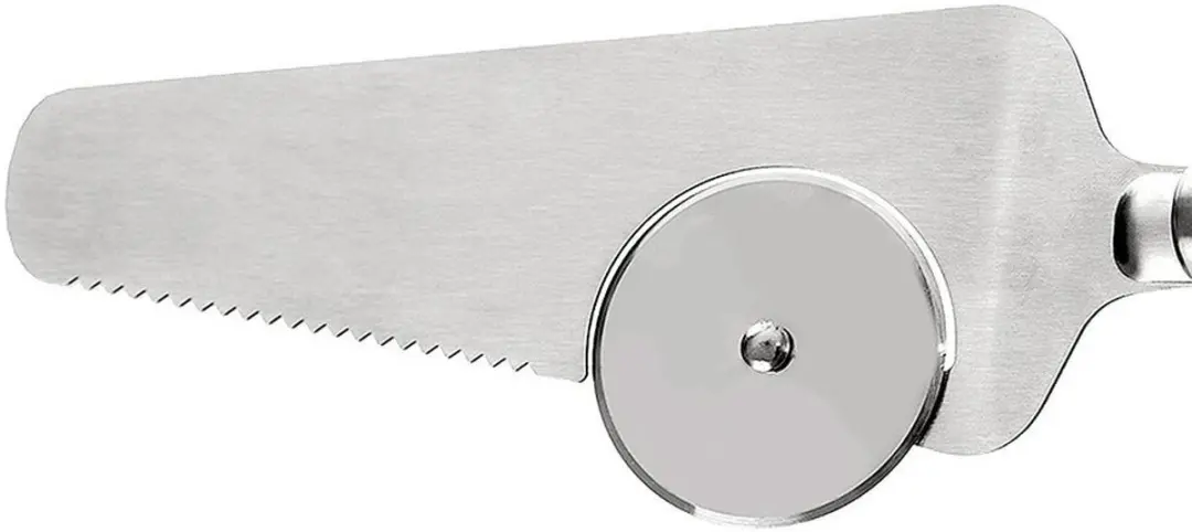 Orion Pizzasnijder & Schep 2-in-1 RVS - Zilver
