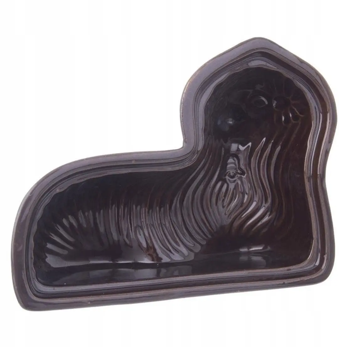 Orion Keramische Paaslamvorm - 18x14x7cm - Bruin