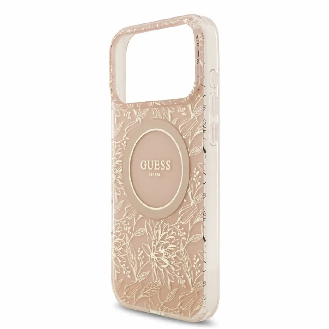 Guess Hoesje iPhone 17/18 Pro Max - MagSafe - Roze - MPN 15240