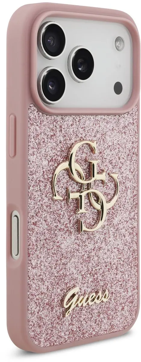 Guess Hoesje iPhone 17/18 Pro - Roze Glitter - MPN 15123