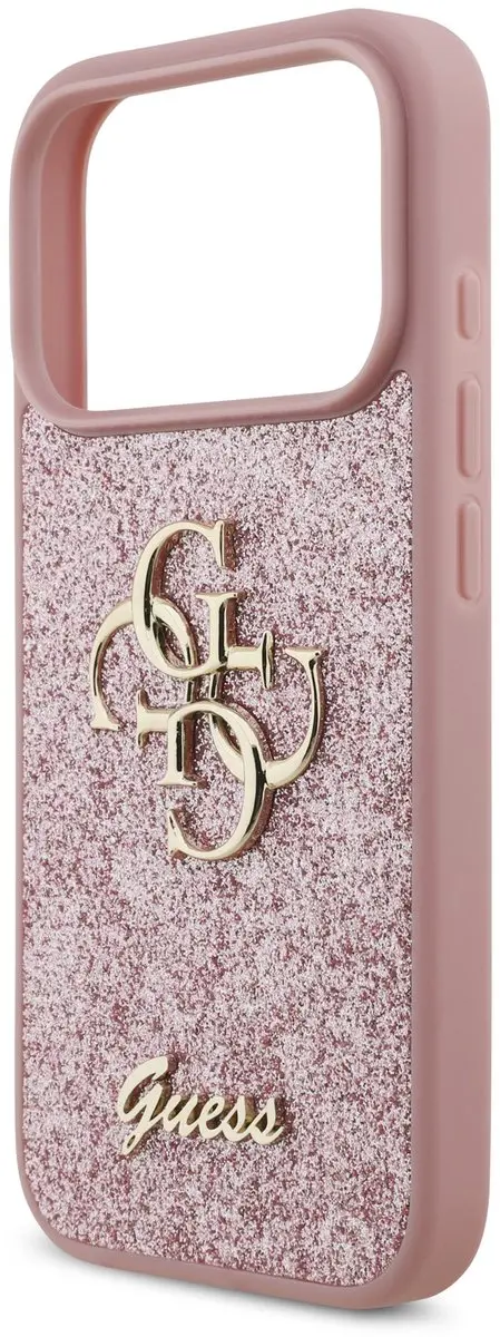 Guess Hoesje iPhone 17/18 Pro - Roze Glitter - MPN 15123