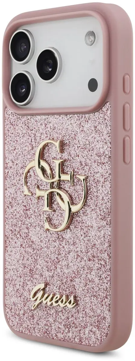 Guess Hoesje iPhone 17/18 Pro - Roze Glitter - MPN 15123