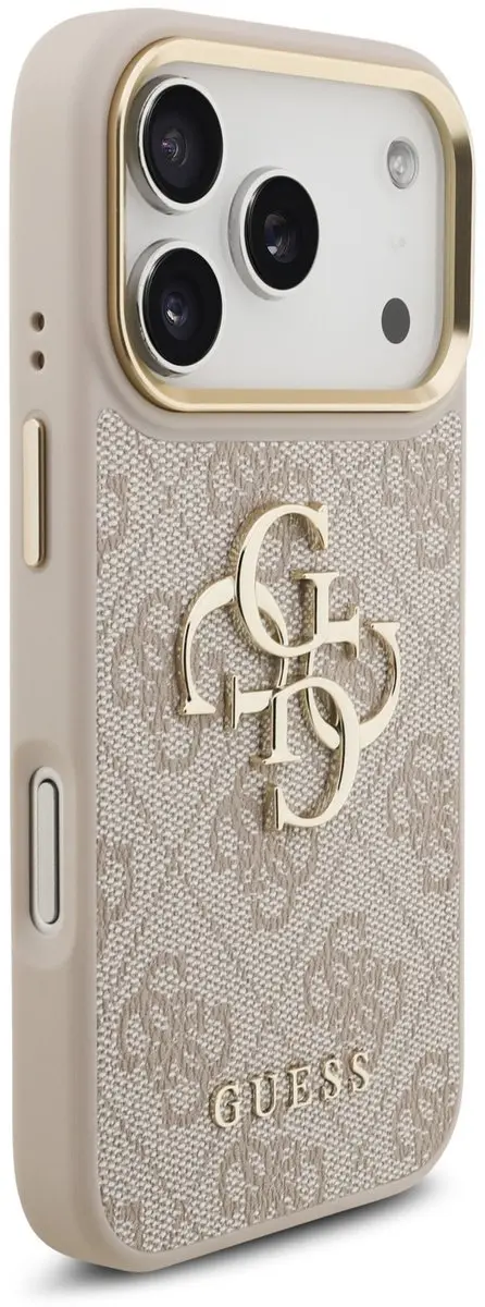 GUESS Hoesje iPhone 17/18 Pro - Kunstleer Roze - MPN 15219
