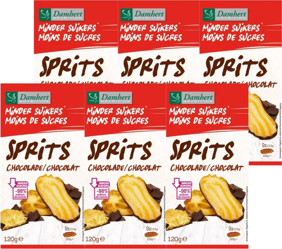 Damhert Minder Suikers Sprits Chocolade