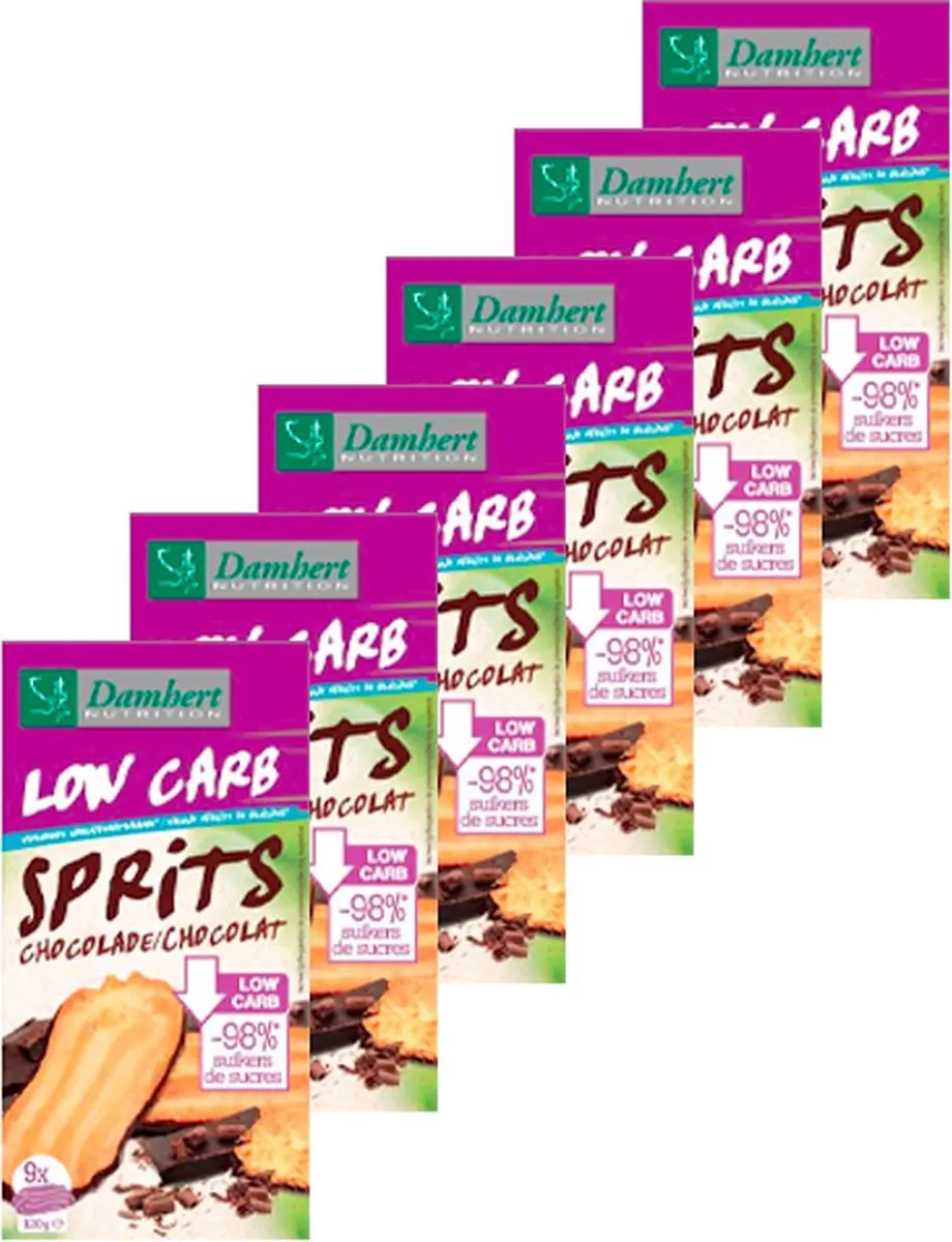 Damhert Minder Suikers Sprits Chocolade - 6 Stuks