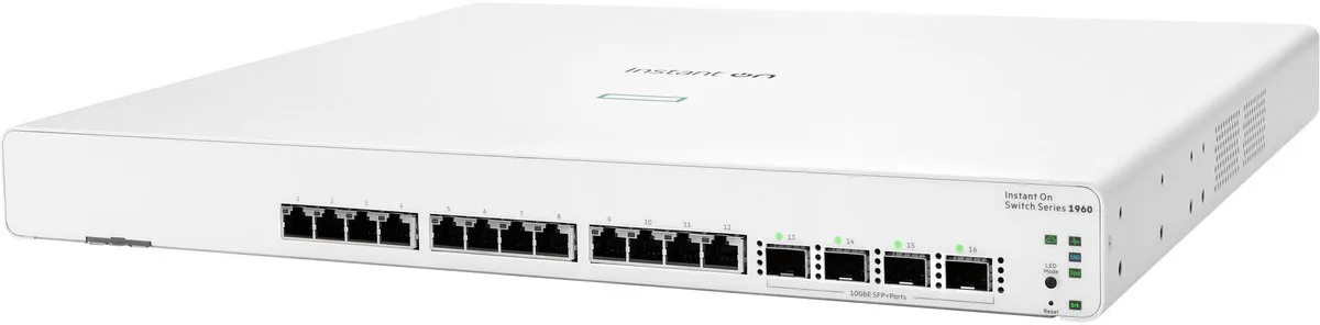 HP Aruba ION 1960 12XT Switch - 12x Ethernet, 4x SFP - Wit