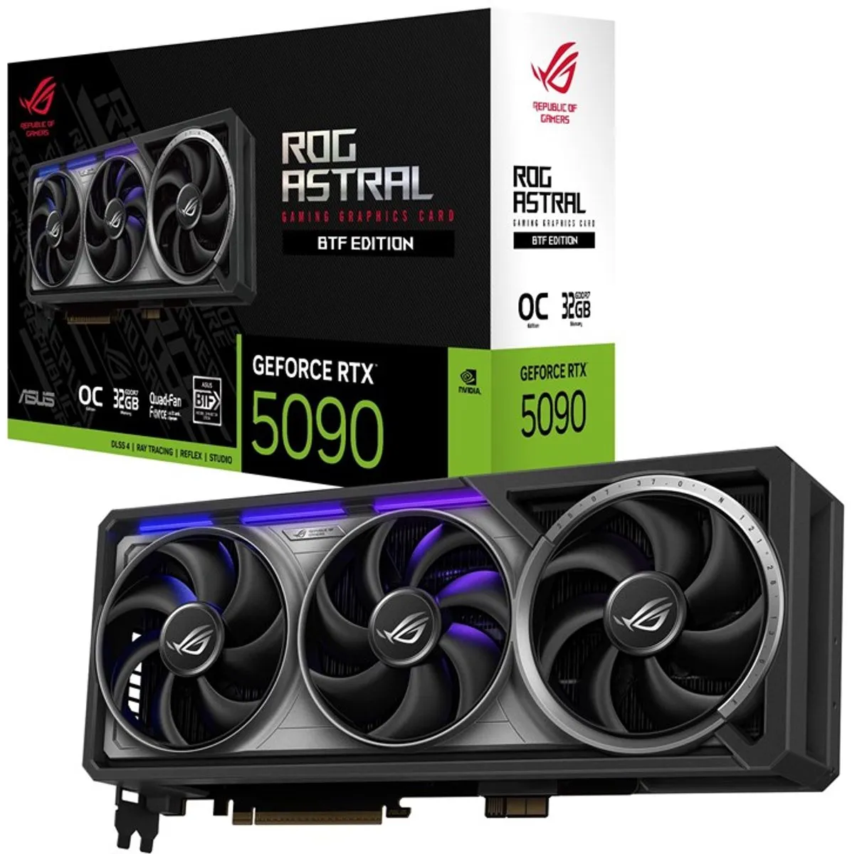 ASUS ROG-ASTRAL-RTX5090-O32G-Gaming GeForce RTX 5090 32GB - Zwart - afbeelding 6 van 6