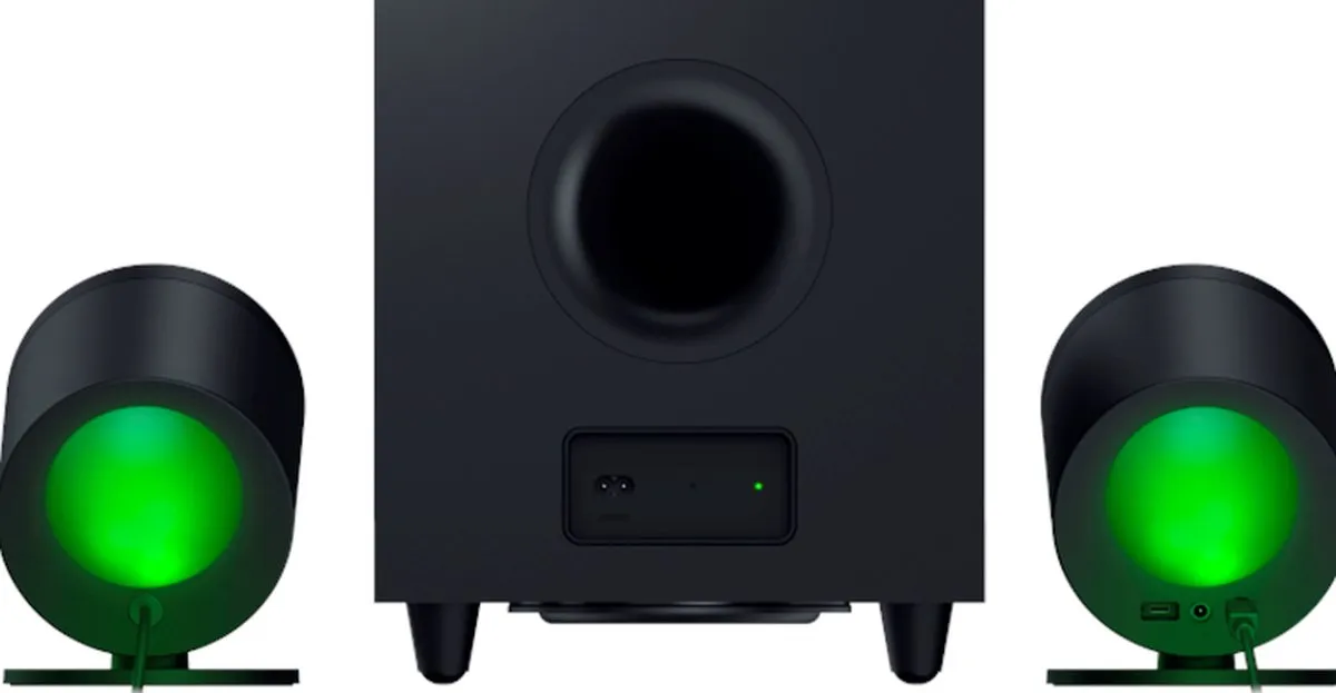 Razer Nommo V2 Pro - Luidsprekersysteem inclusief Draadloze Subwoofer - Speakers - RGB - Zwart