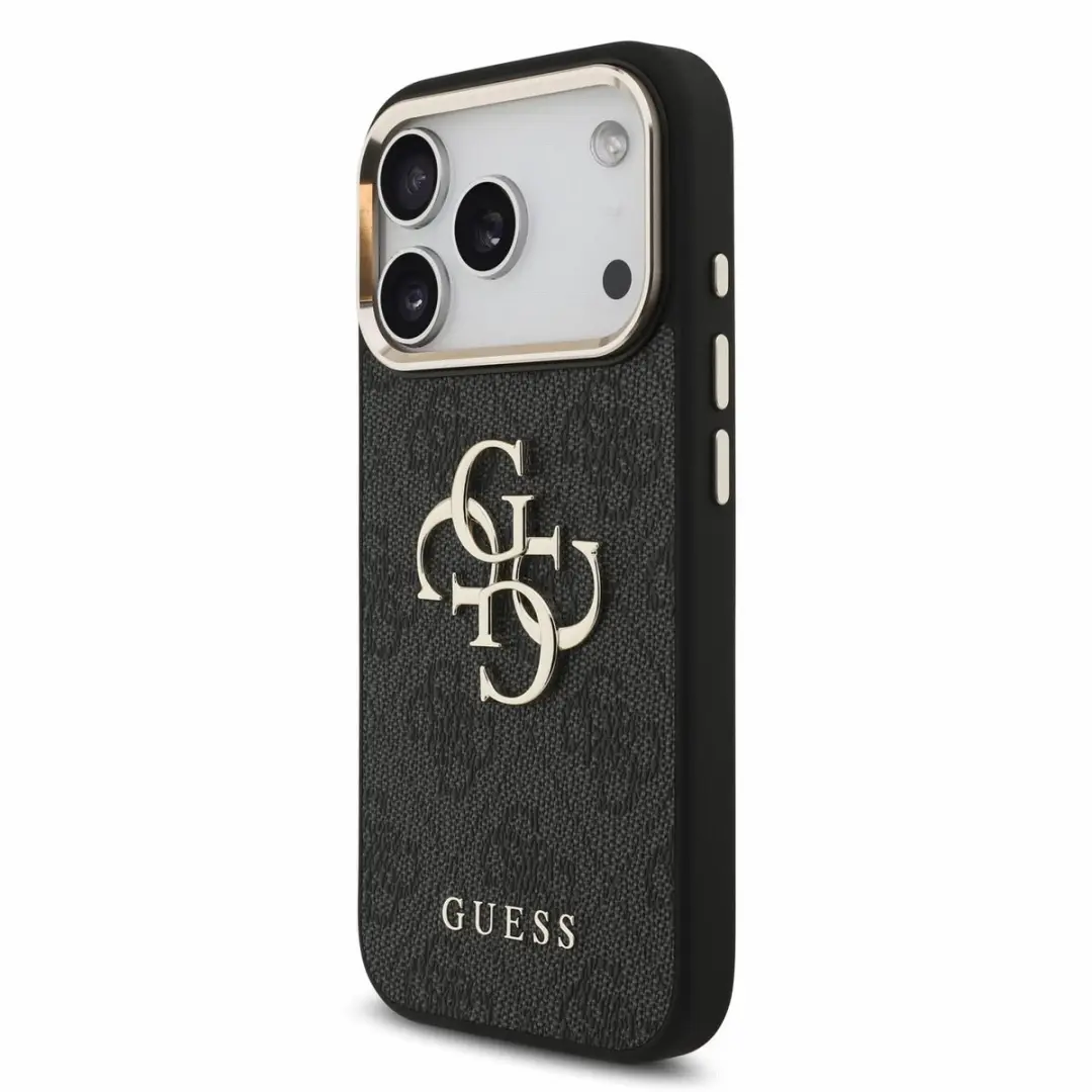 GUESS Backcover 15230 - iPhone 17/18 Pro - Polsband - Zwart